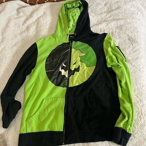 Disney Nightmare before Christmas Oogie Boogie glow in the dark hoodie